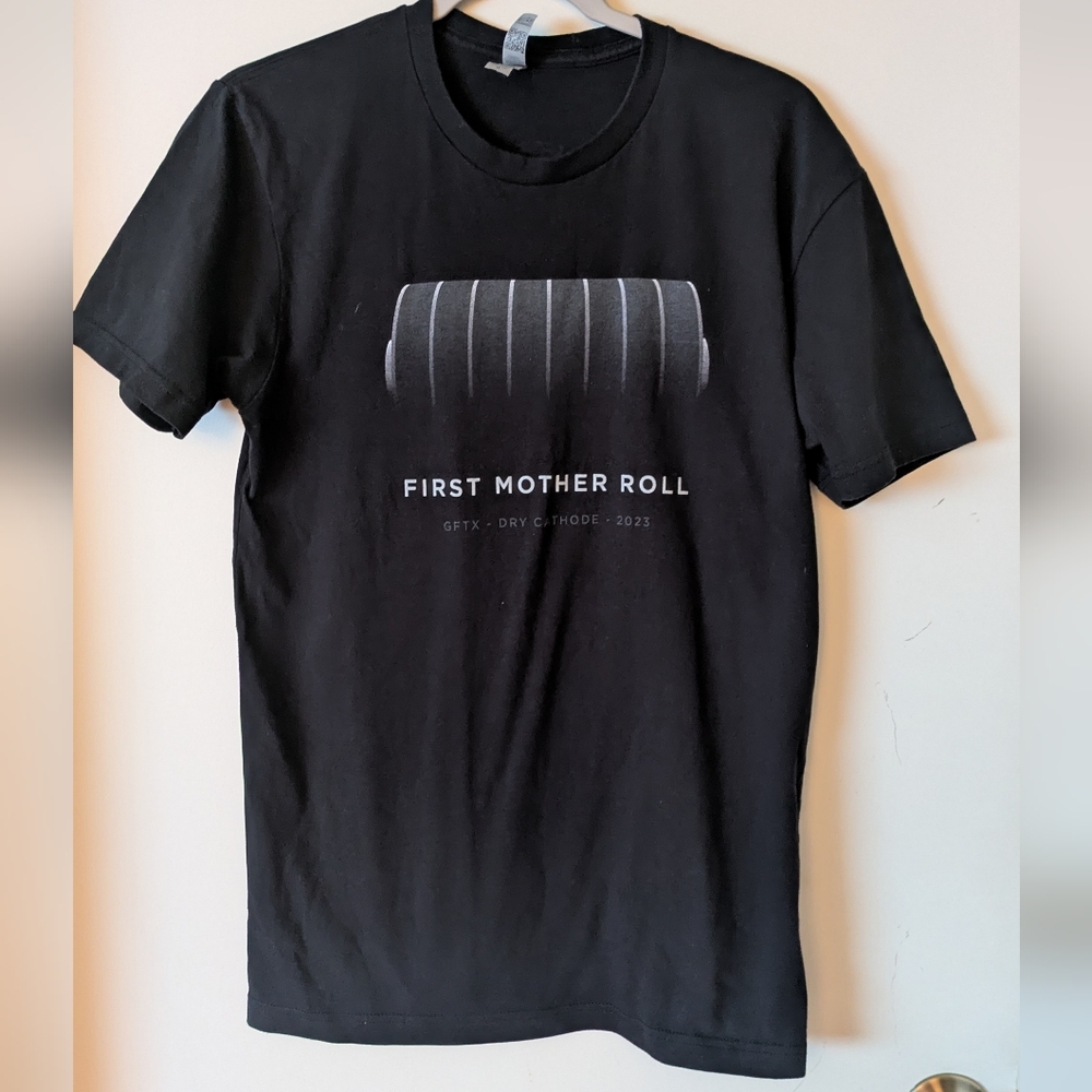 TESLA T-Shirt "First Mother Roll"  Unisex. NEW